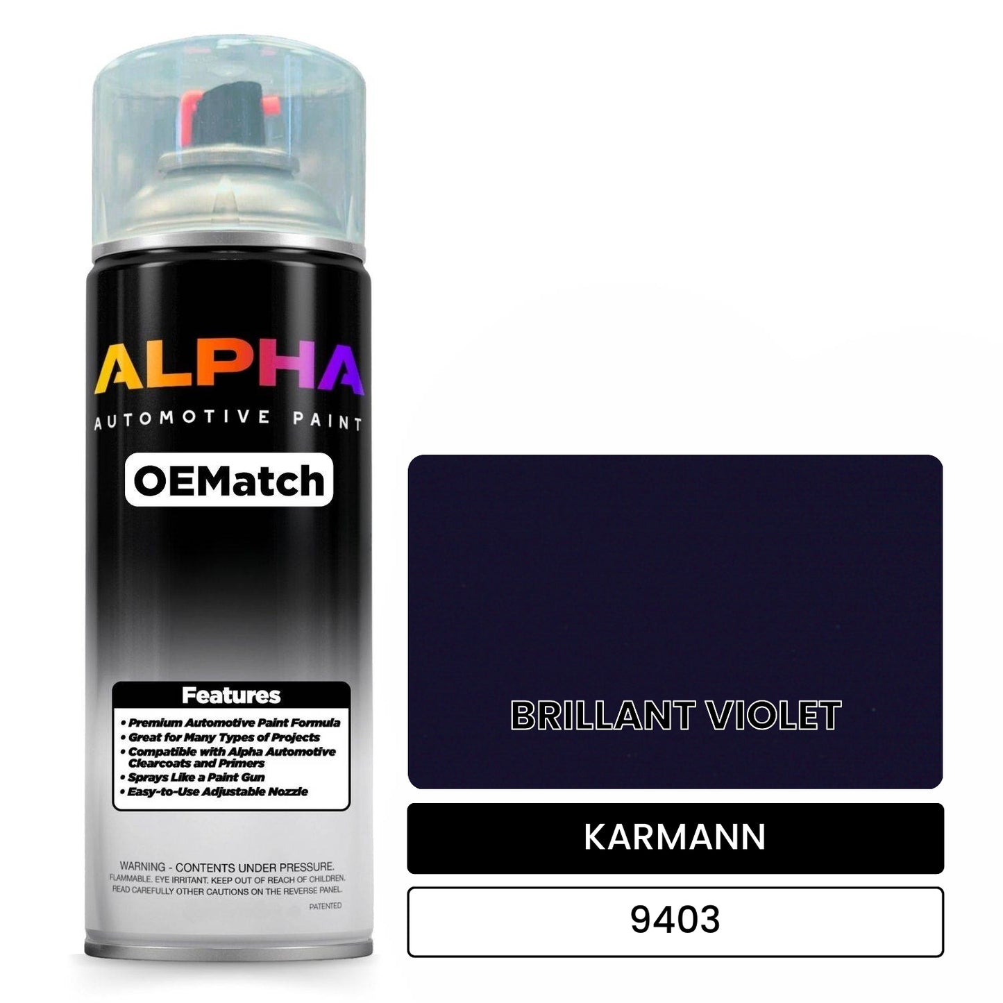 KARMANN Brilliant Violet 9403 OEMatch Spraycan