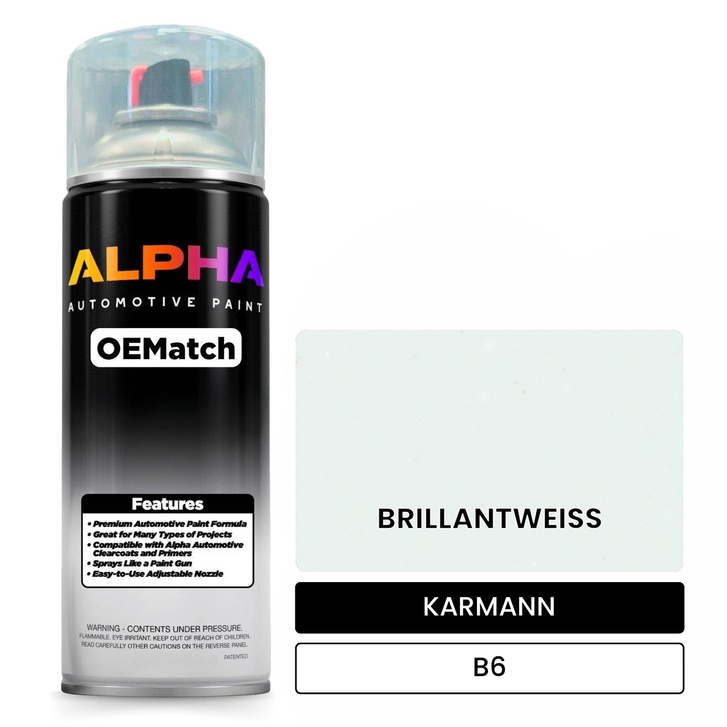 KARMANN Brilliant White B6 OEMatch Spraycan