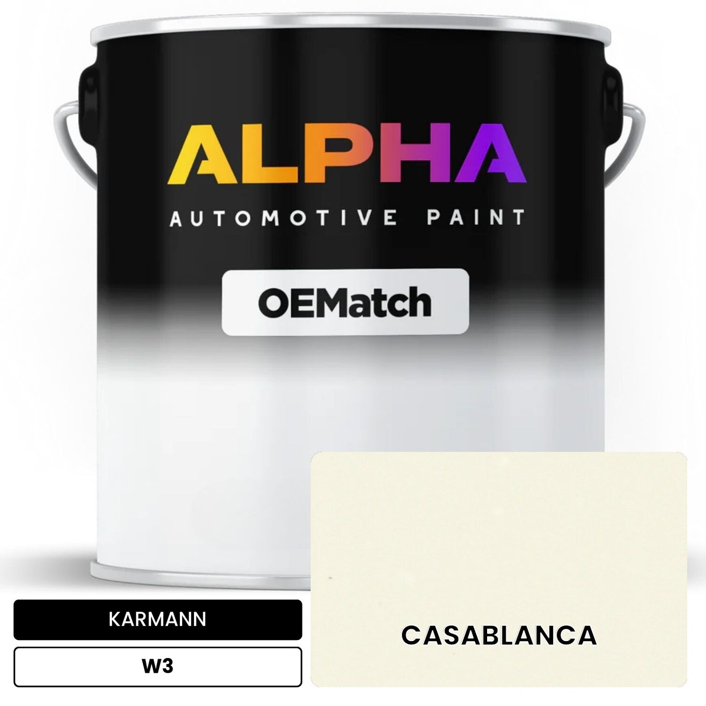 KARMANN Casablanca White W3 OEMatch Basecoat