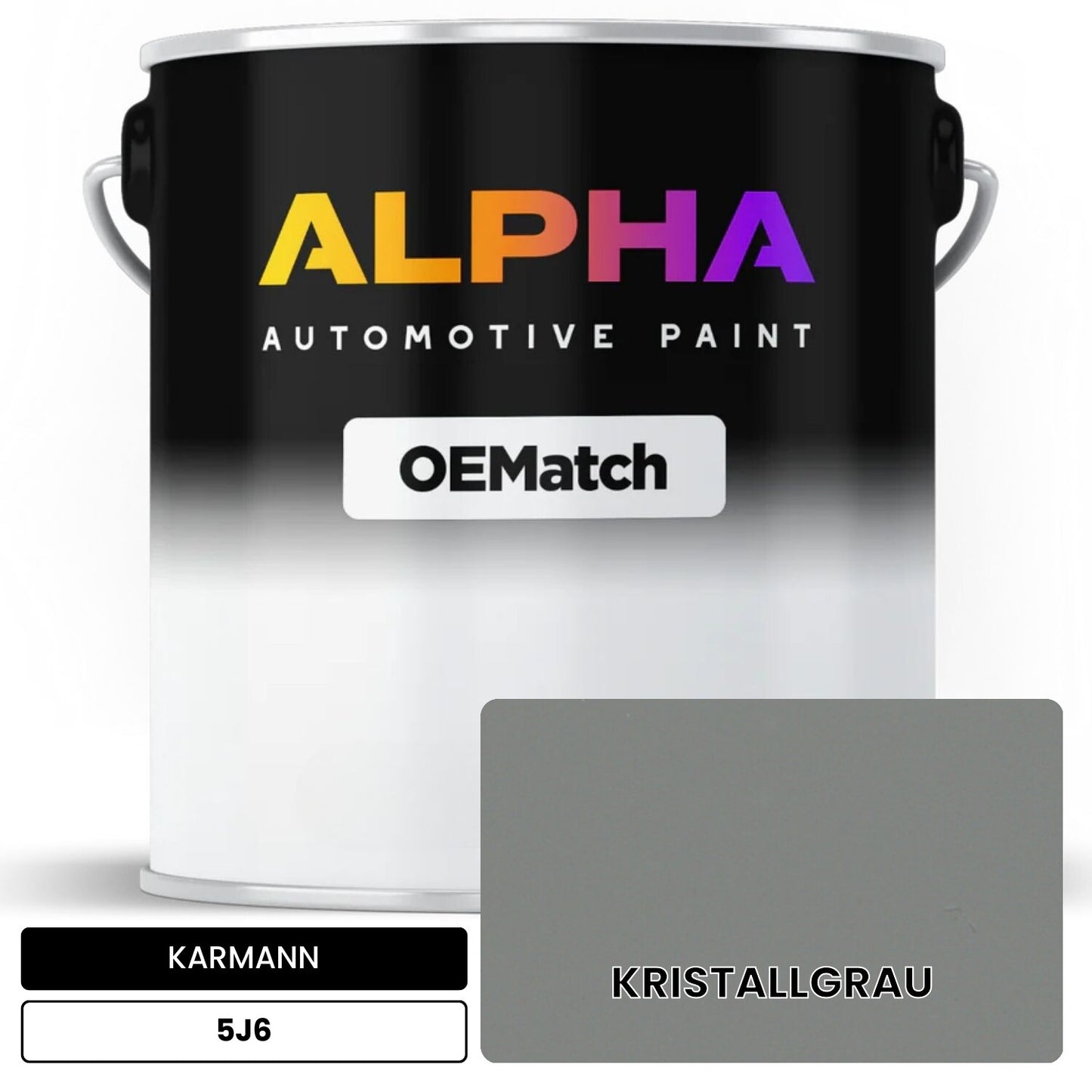 KARMANN Crystal Gray 5J6 OEMatch Basecoat