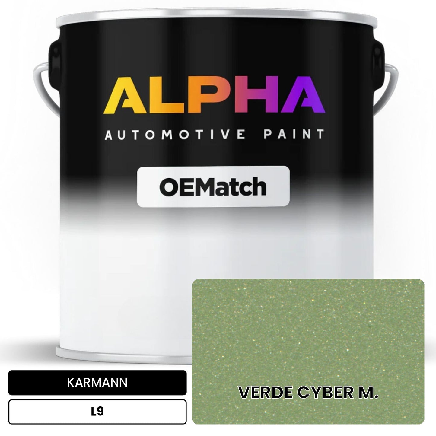 KARMANN Cyber Green Metallic L9 OEMatch Basecoat