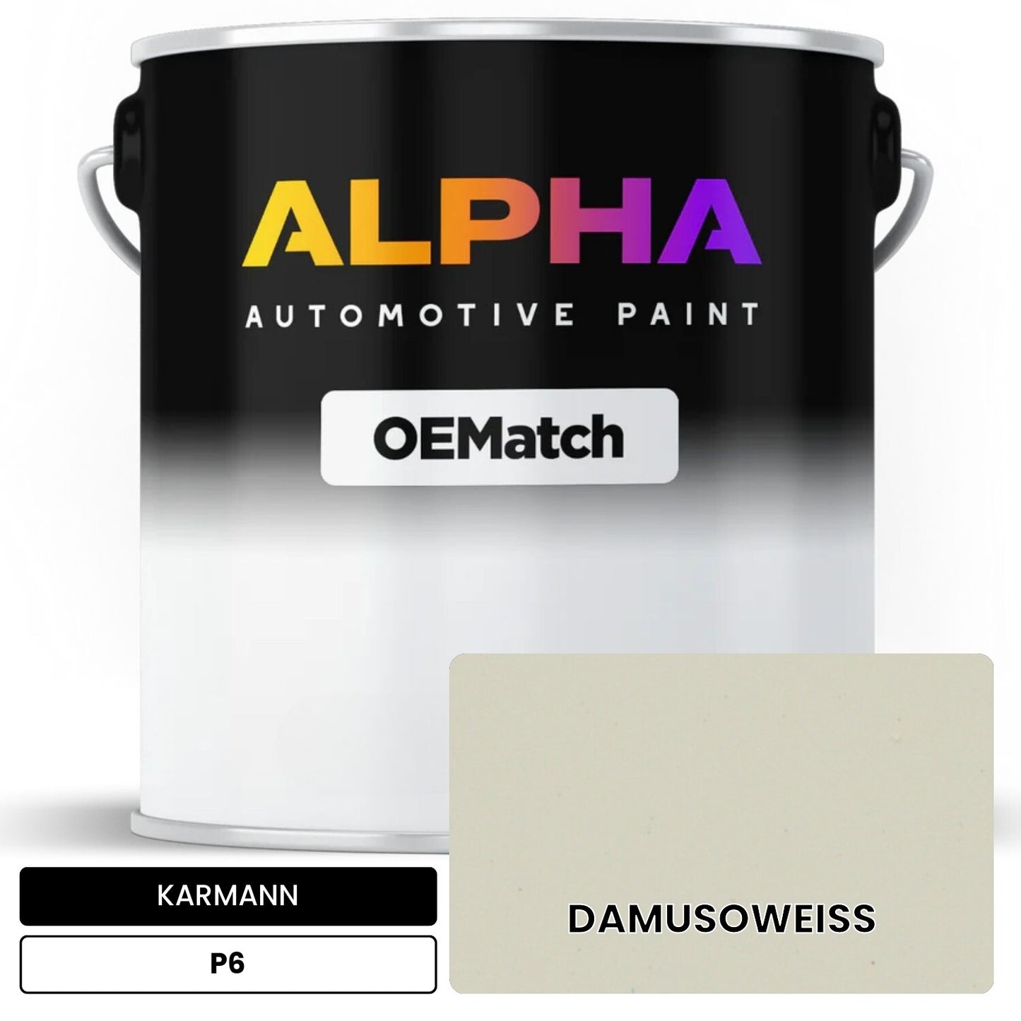 KARMANN Damuso White P6 OEMatch Basecoat