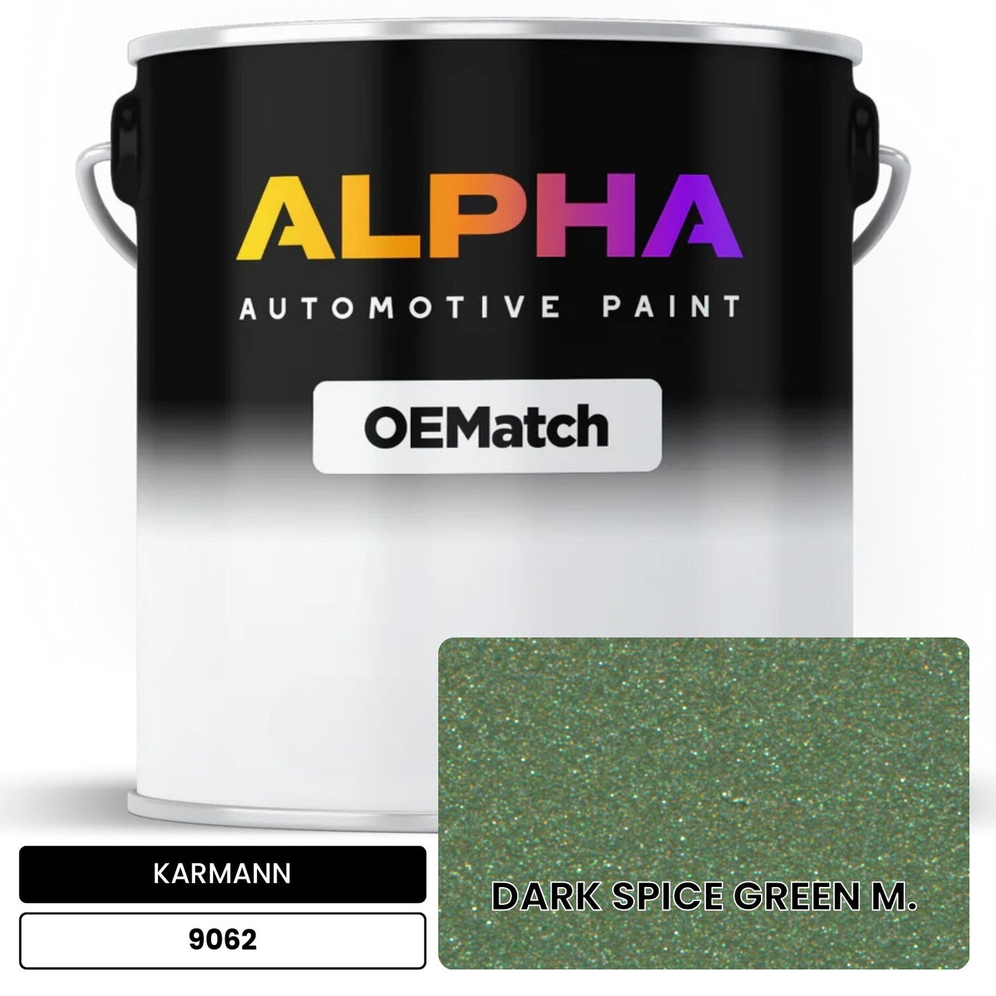 KARMANN Dark Spice Green Metallic 9062 OEMatch Basecoat