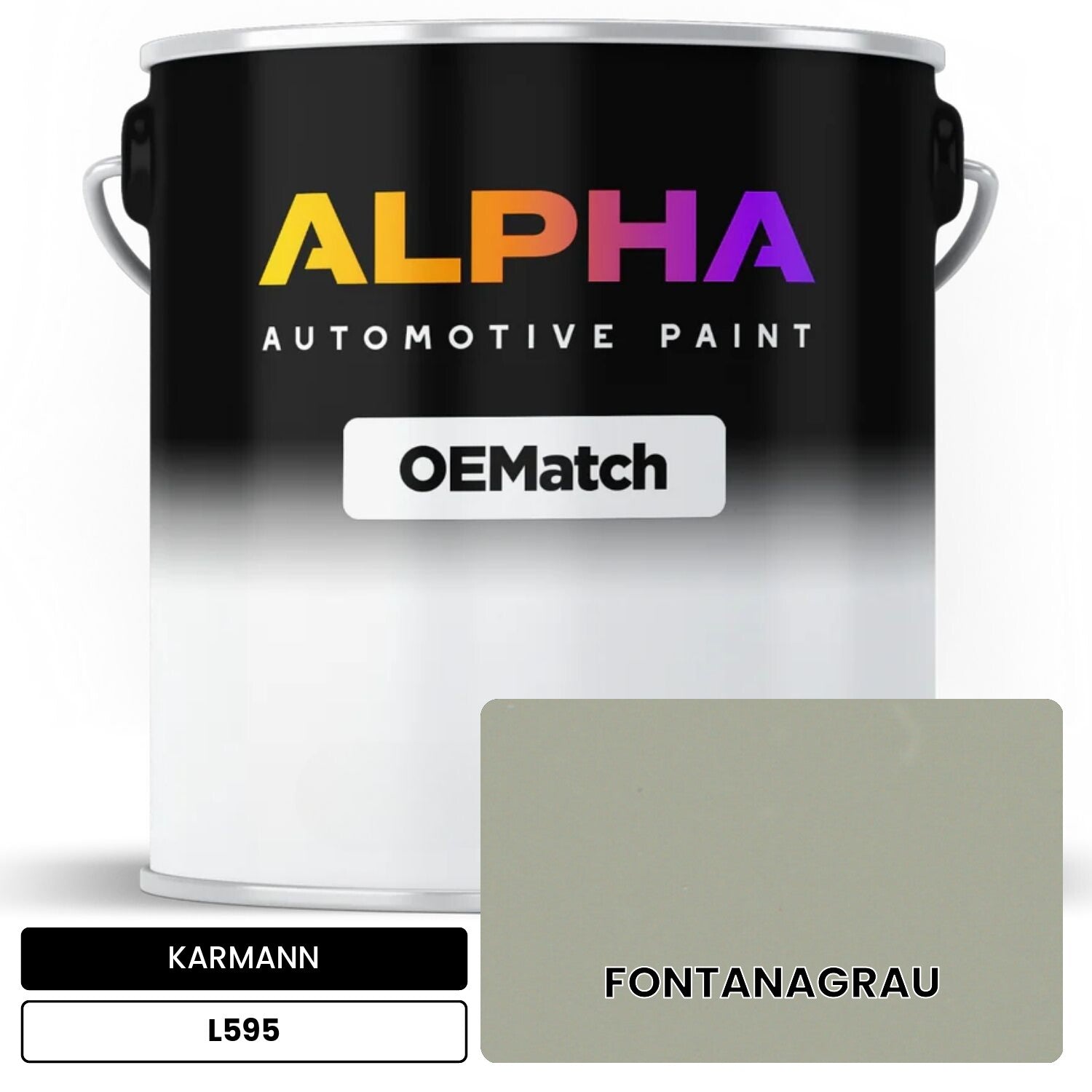 KARMANN Fontana Gray L595 OEMatch Basecoat
