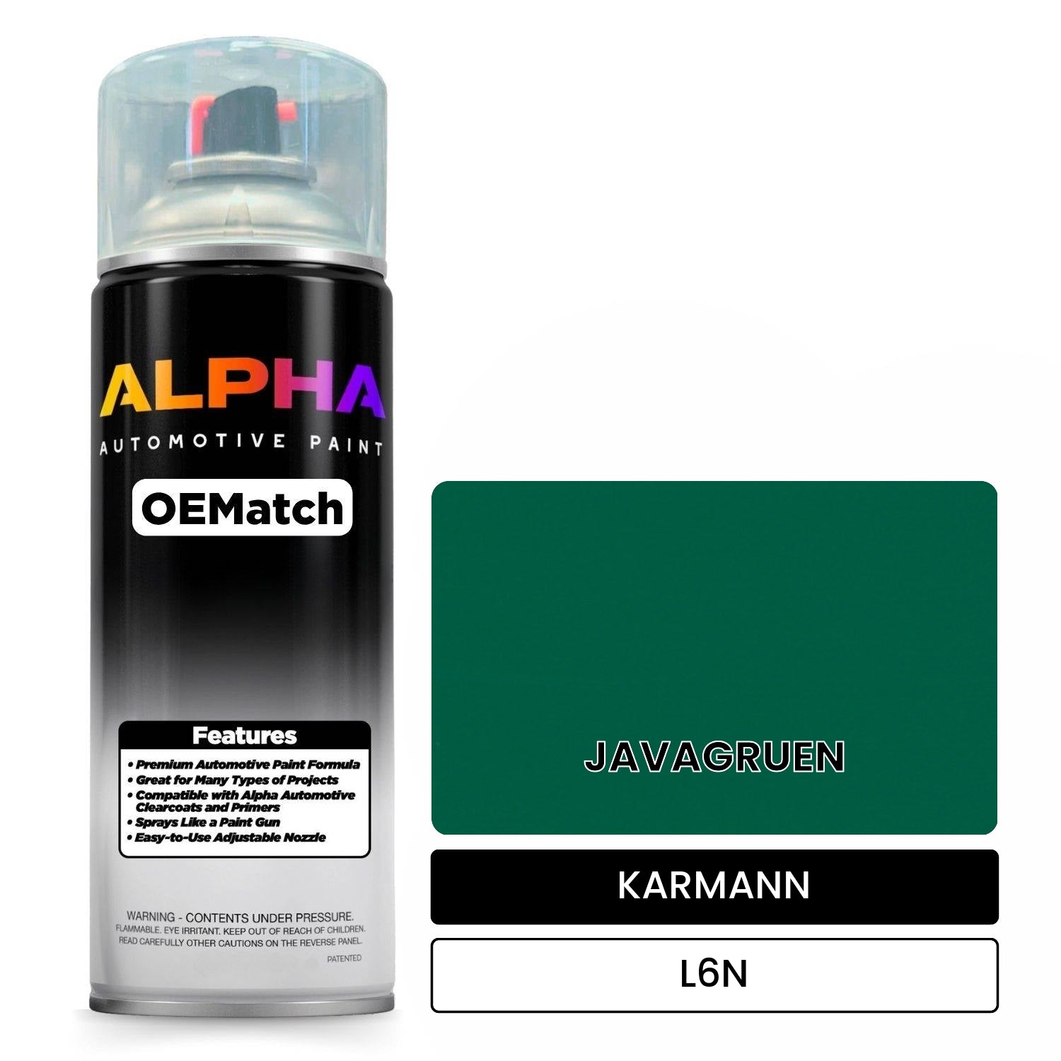 KARMANN Java Green L6N OEMatch Spraycan