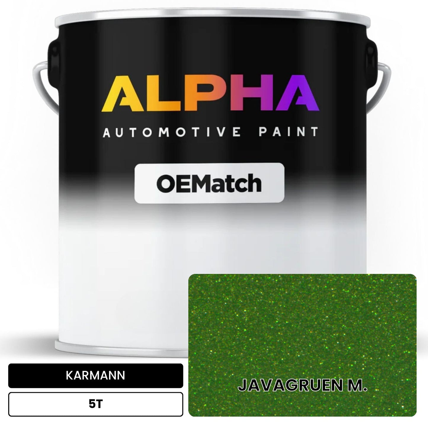 KARMANN Java Green Metallic 5T OEMatch Basecoat
