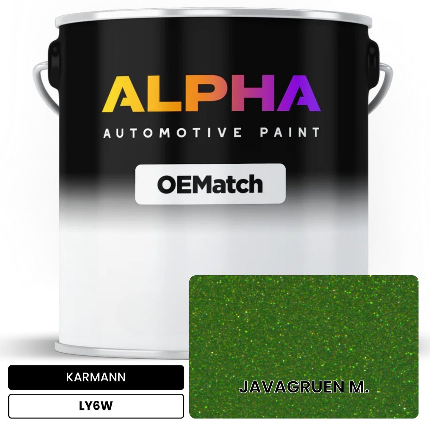 KARMANN Java Green Metallic LY6W OEMatch Basecoat