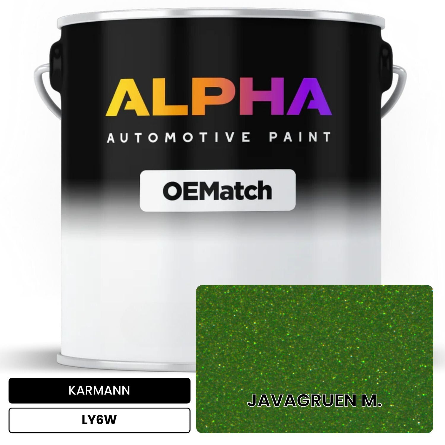 KARMANN Java Green Metallic LY6W OEMatch Basecoat