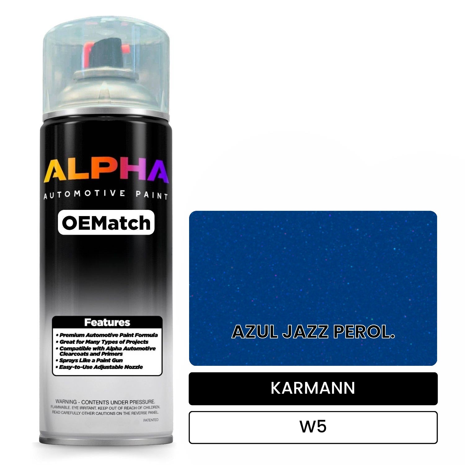 KARMANN Jazz Blue Pearl W5 OEMatch Spraycan