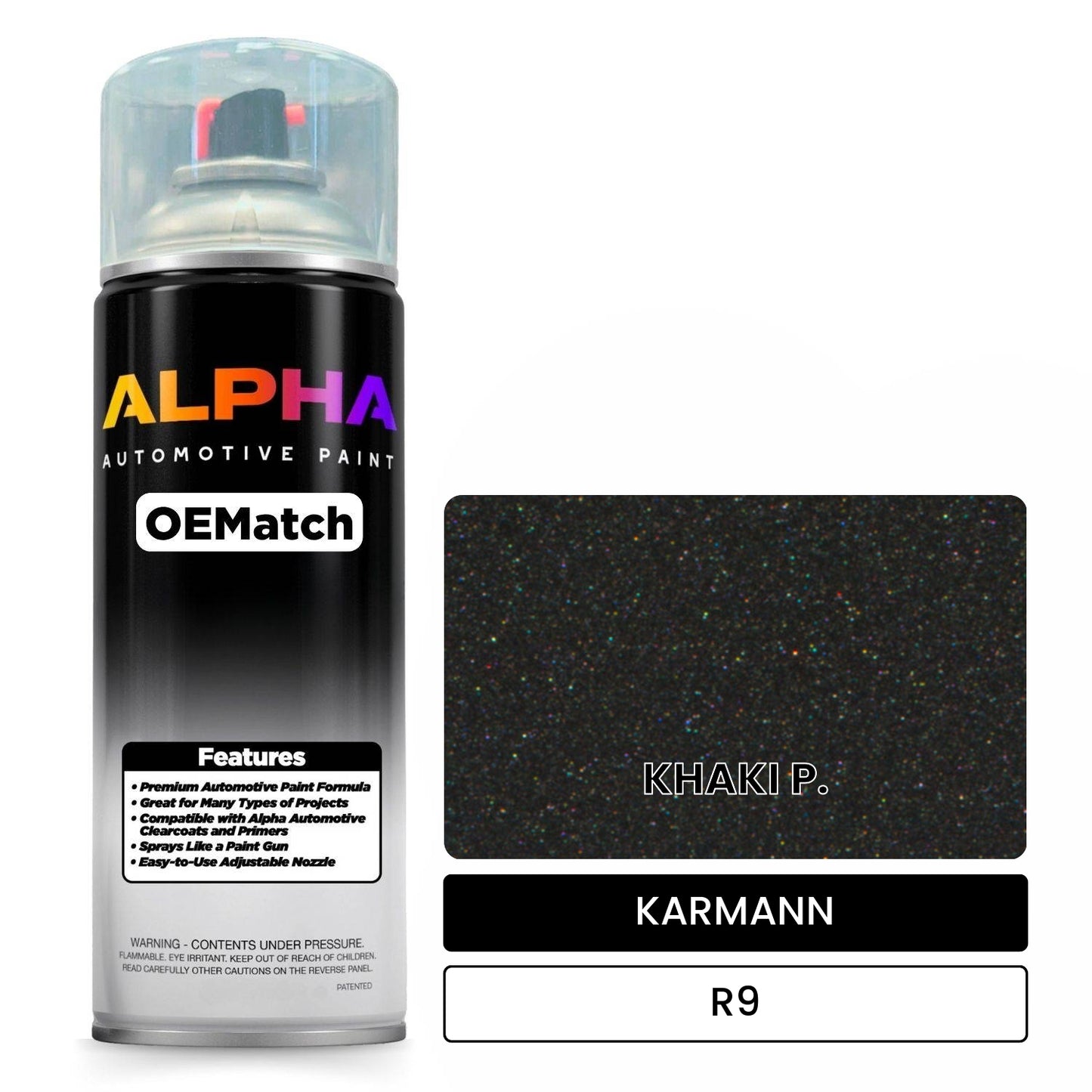 KARMANN Khaki Grey R9 OEMatch Spraycan