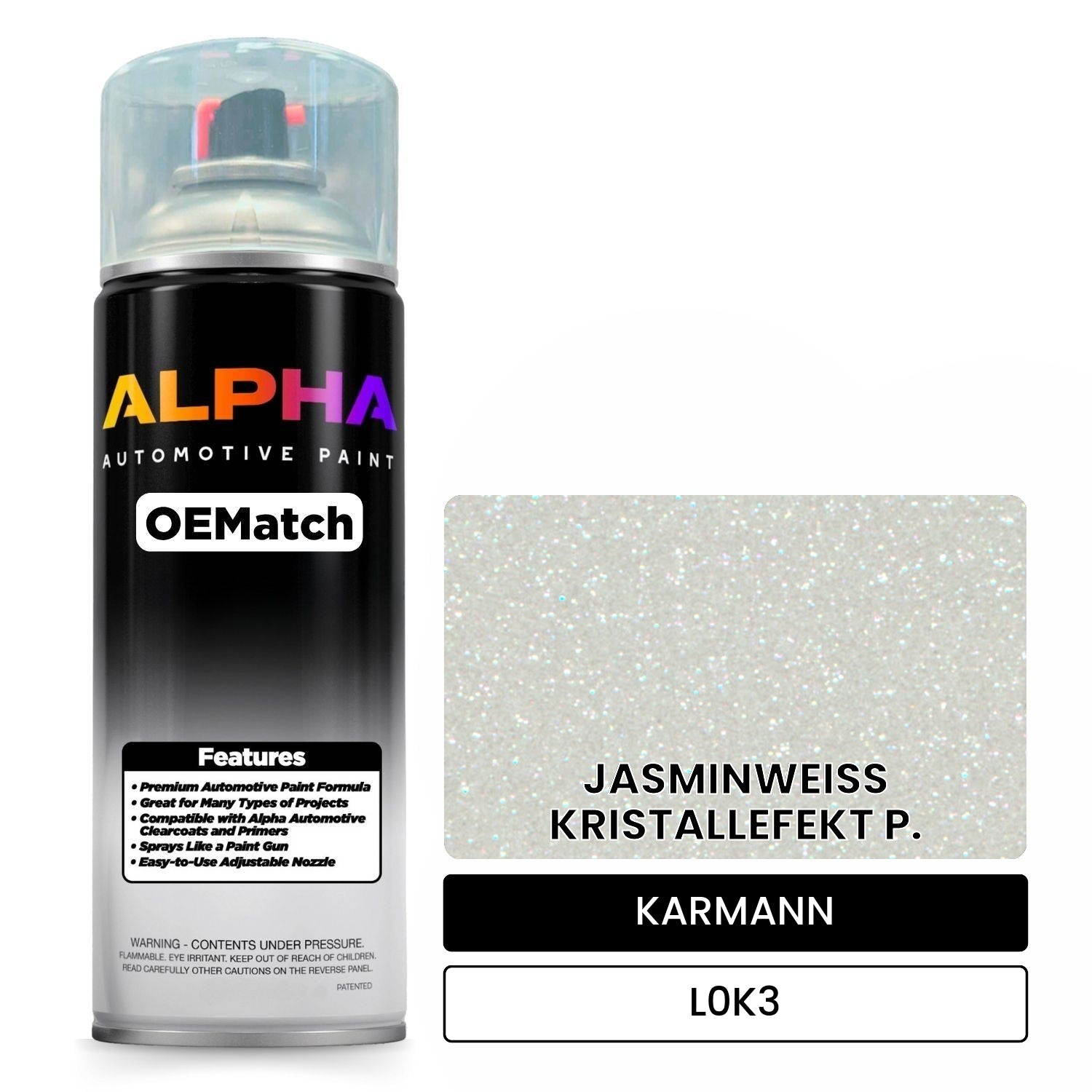 KARMANN JASMINWEISS KRISTALLEFEKT P. L0K3 OEMatch Spraycan