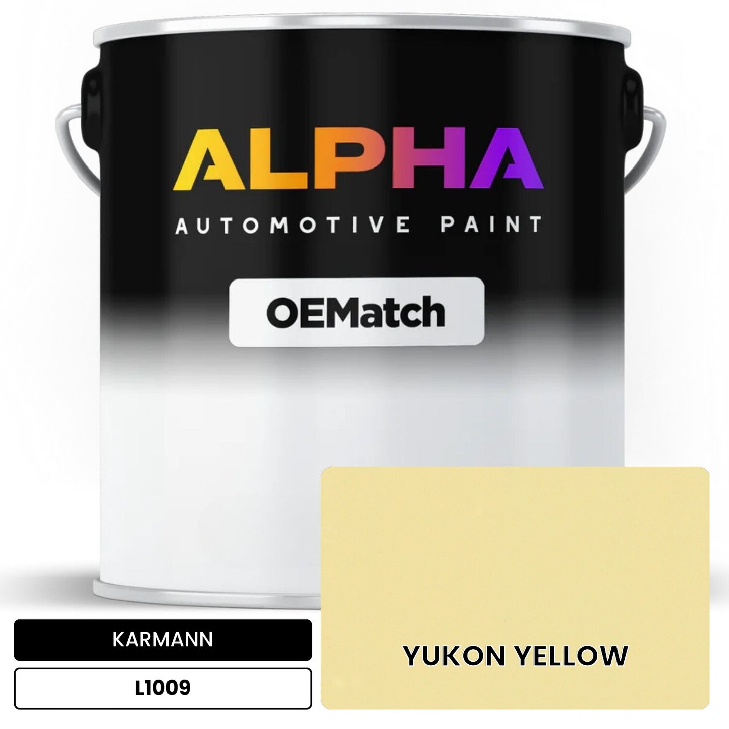 KARMANN YUKON YELLOW L1009 OEMatch Basecoat