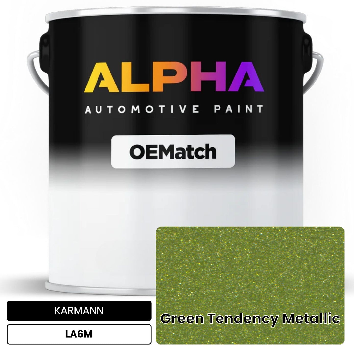 KARMANN Green Tendency Metallic LA6M OEMatch Basecoat