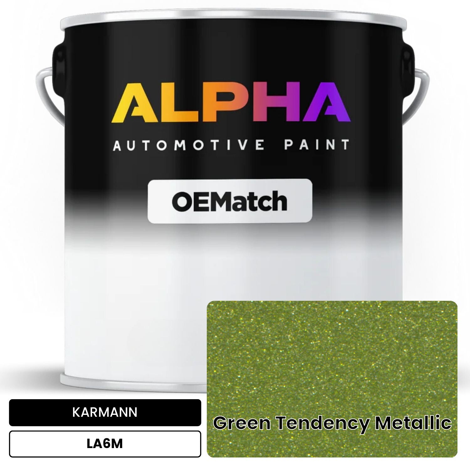 KARMANN Green Tendency Metallic LA6M OEMatch Basecoat