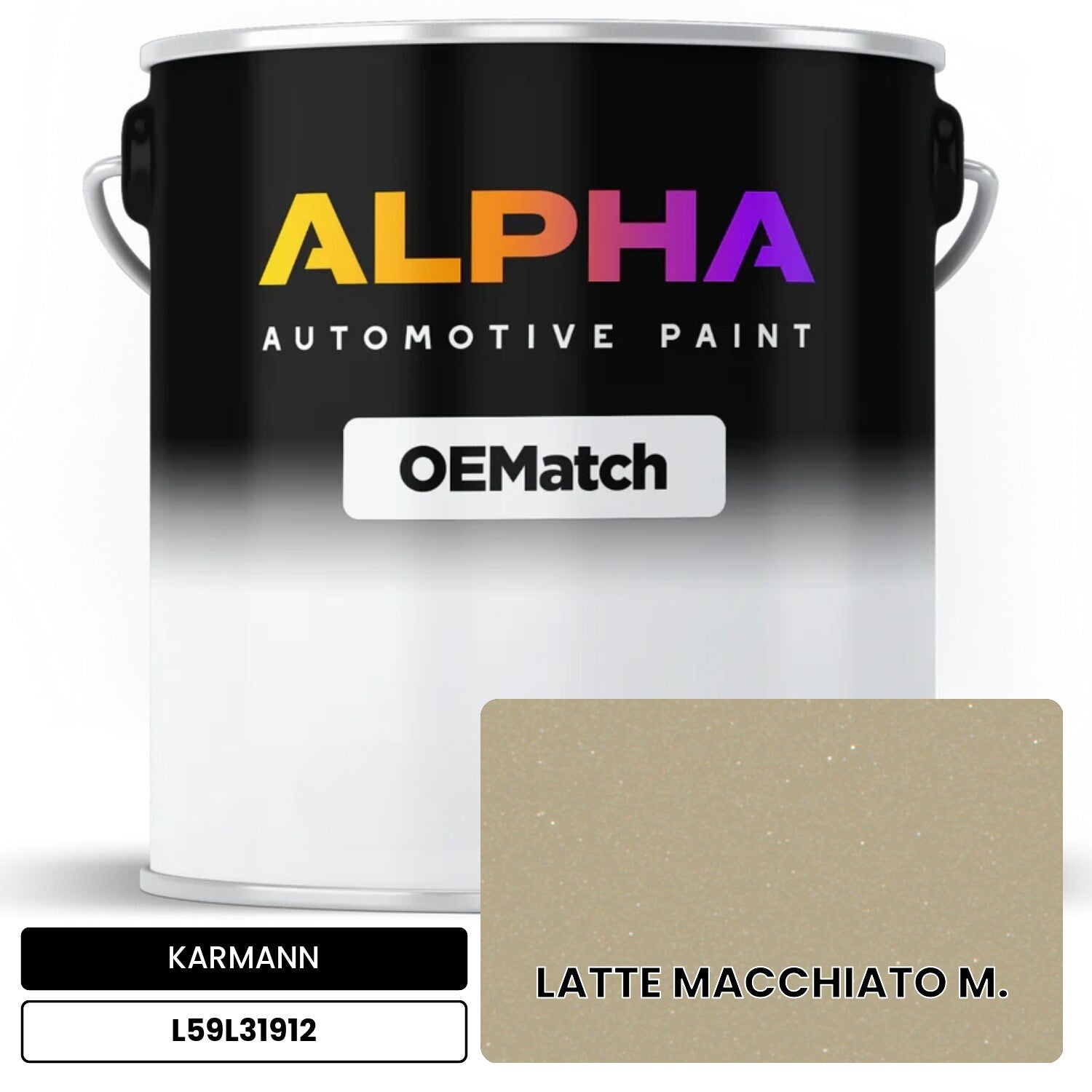 KARMANN Latte Macchiato Metallic L59L31912 OEMatch Basecoat