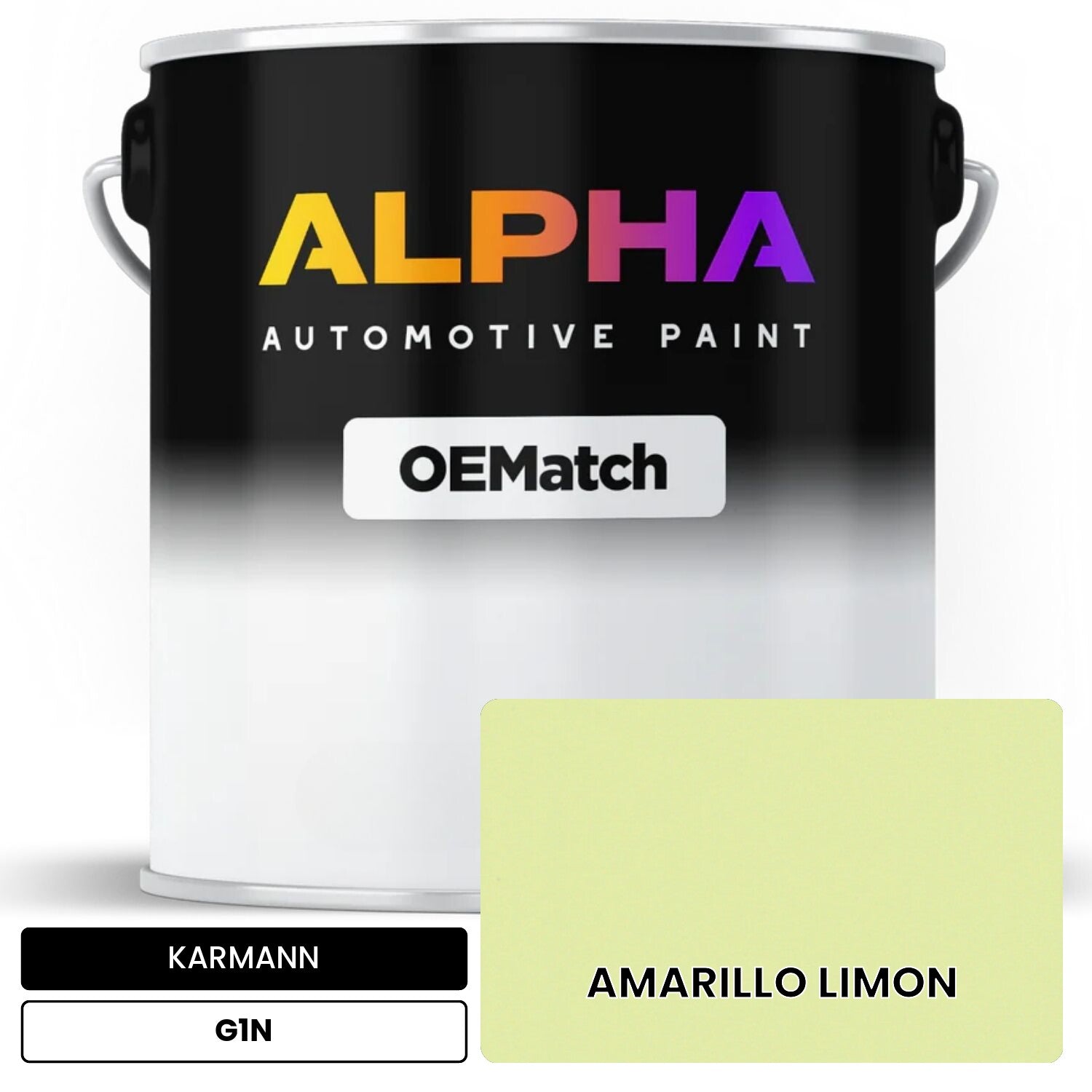 KARMANN Lemon Yellow G1N OEMatch Basecoat