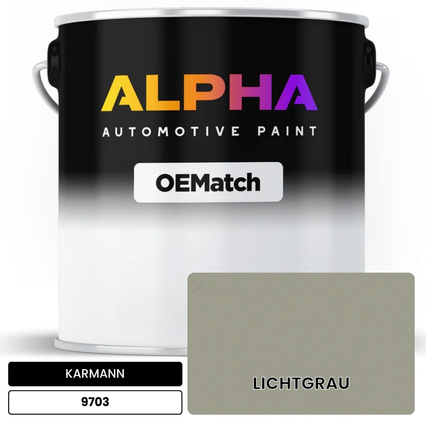 KARMANN Light Gray 9703 OEMatch Basecoat