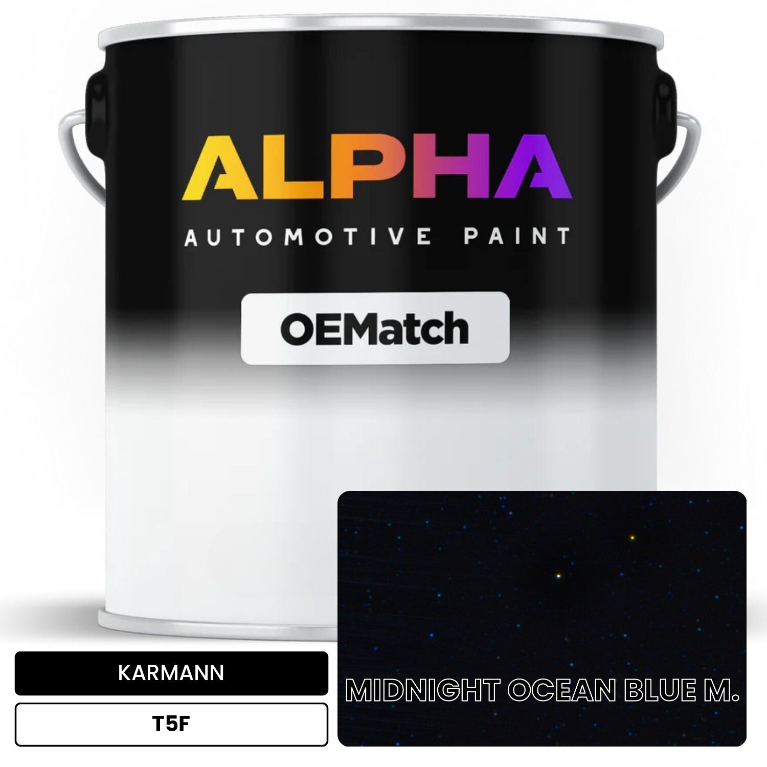KARMANN Midnight Ocean Blue Metallic T5F OEMatch Basecoat