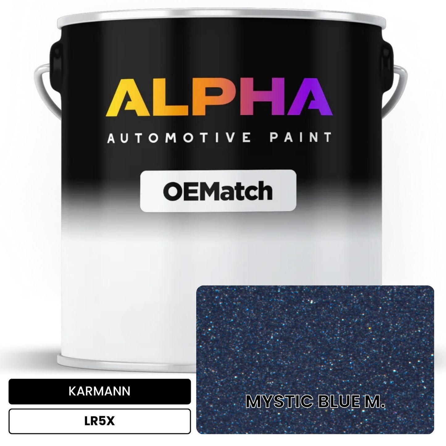 KARMANN Mystic Blue Metallic LR5X OEMatch Basecoat