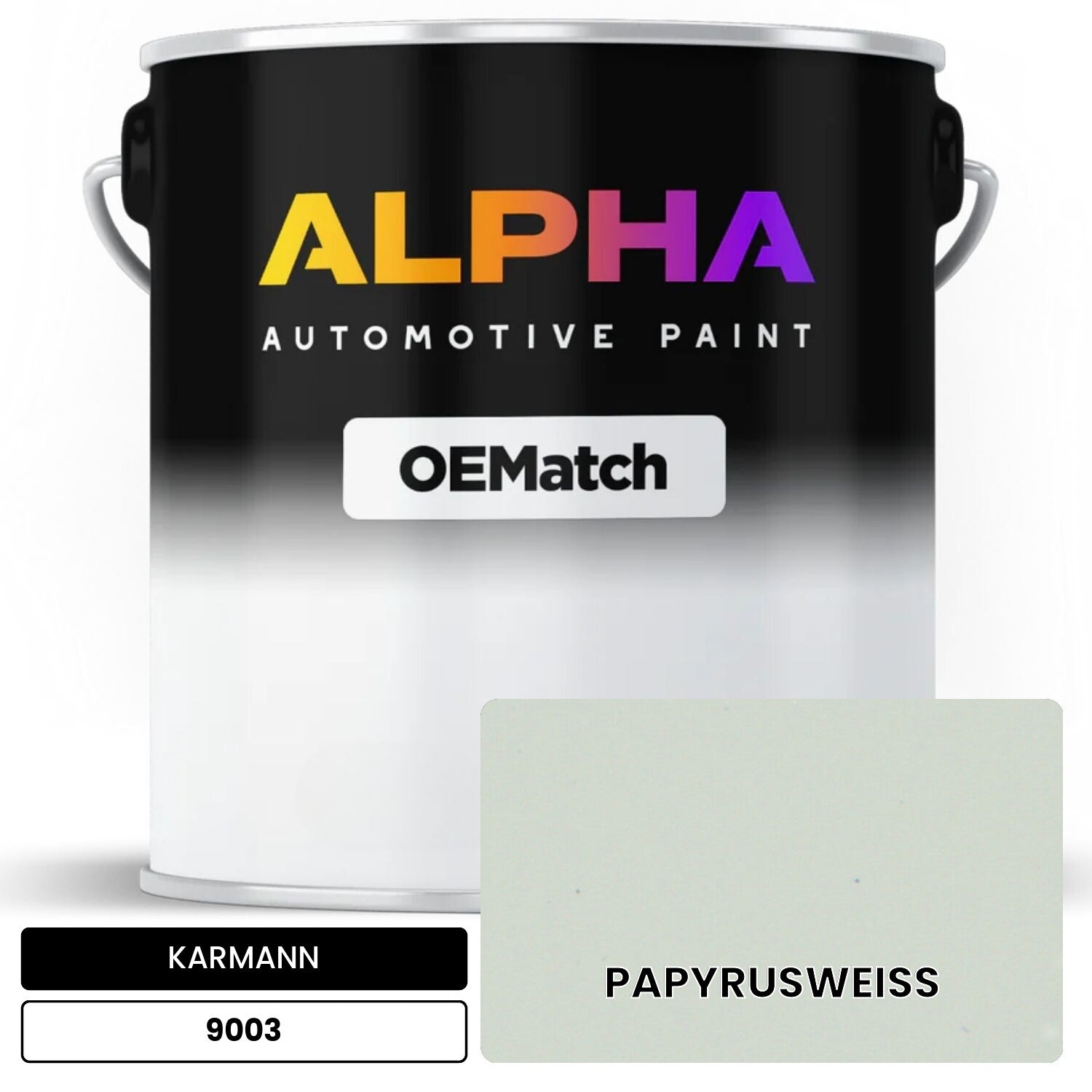 KARMANN Papyrus White 9003 OEMatch Basecoat