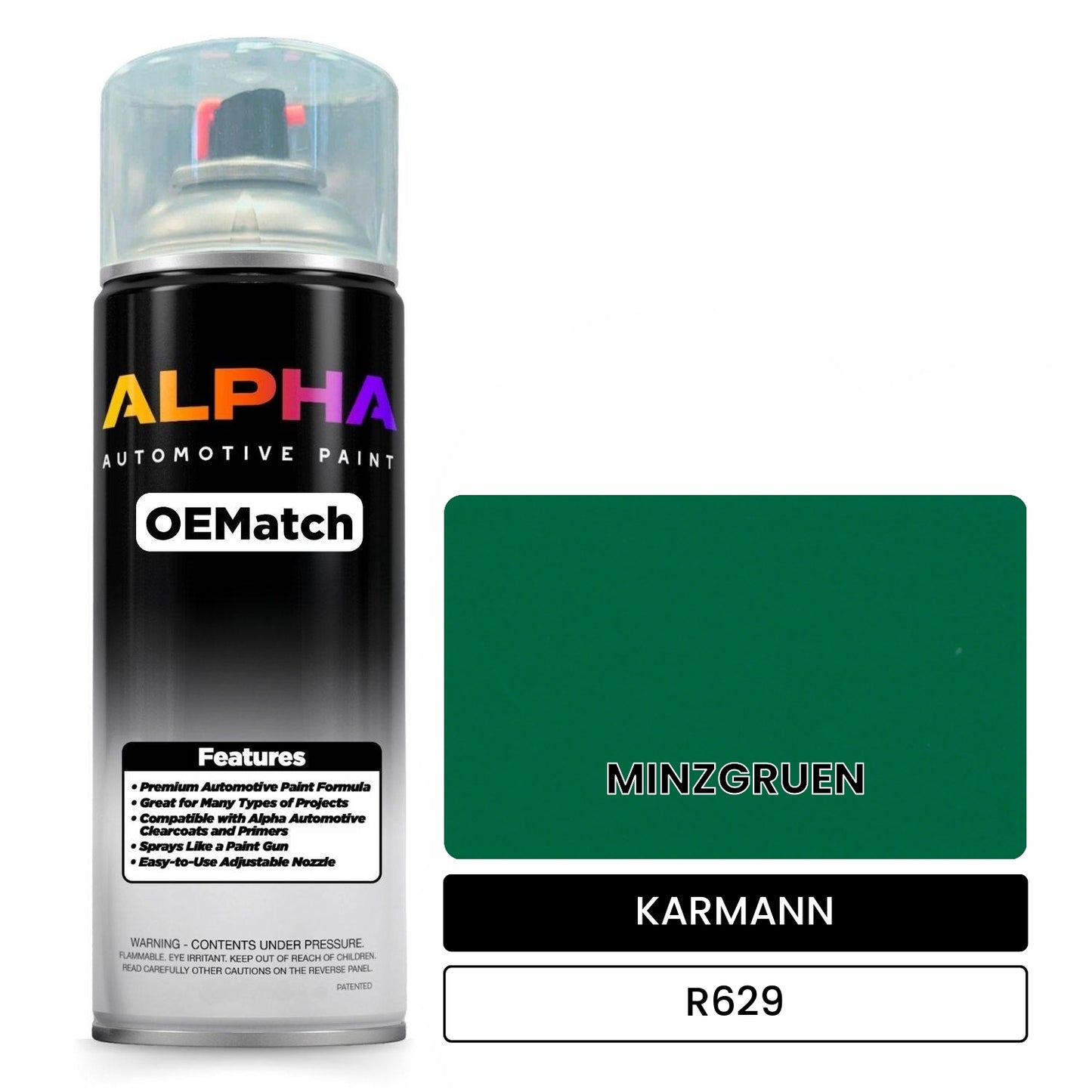 KARMANN Police Green R629 OEMatch Spraycan