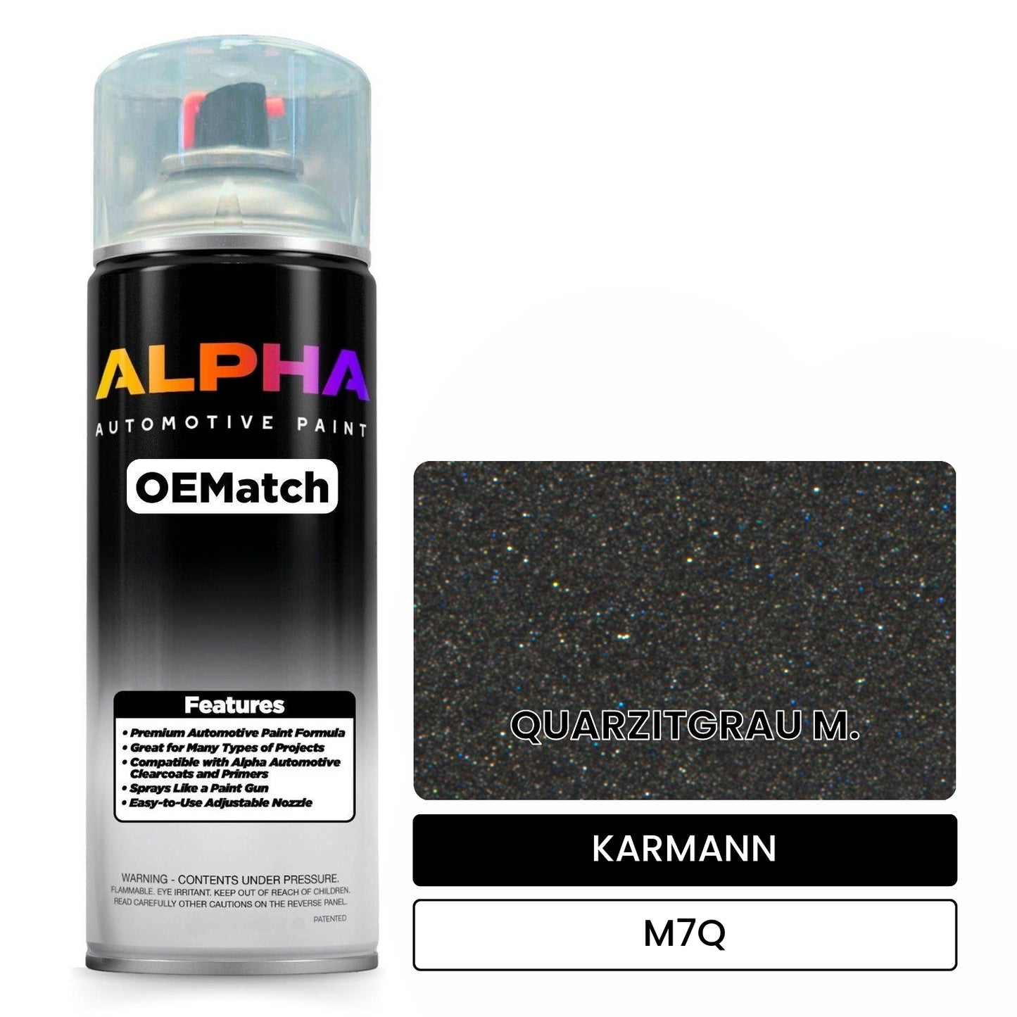 KARMANN Quarzitgrau Metallic M7Q OEMatch Spraycan