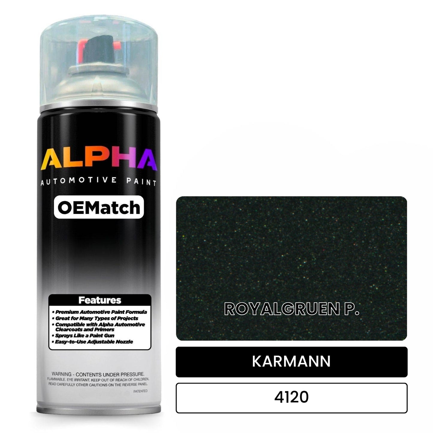 KARMANN Royal Green P. 4120 OEMatch Spraycan