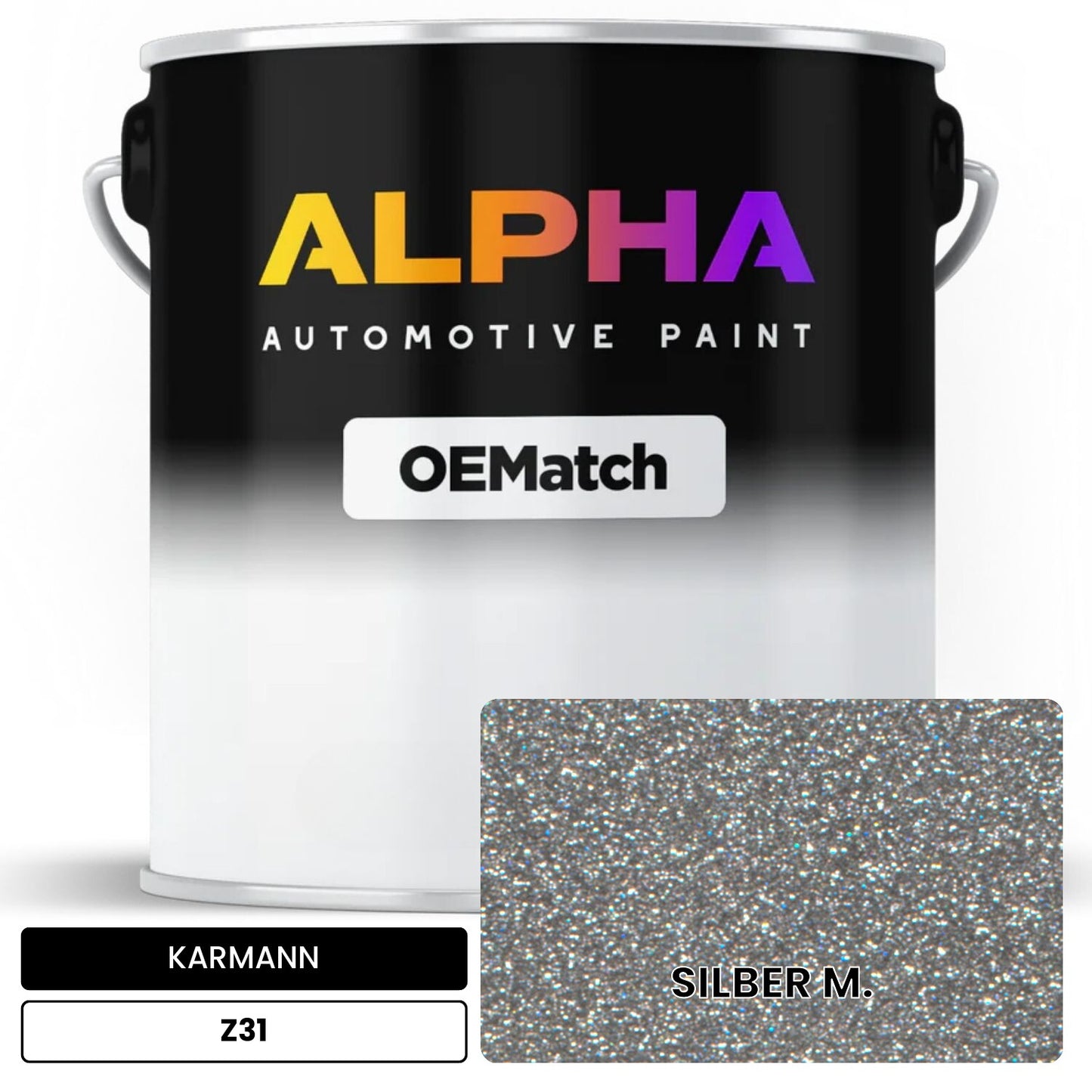 KARMANN Silver Metallic Z31 OEMatch Basecoat
