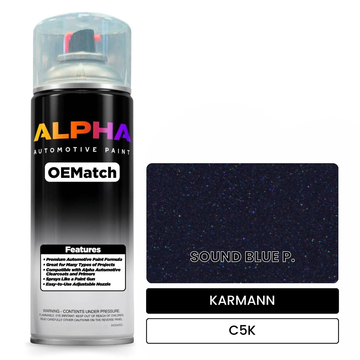 KARMANN Sound Blue Metallic C5K OEMatch Spraycan