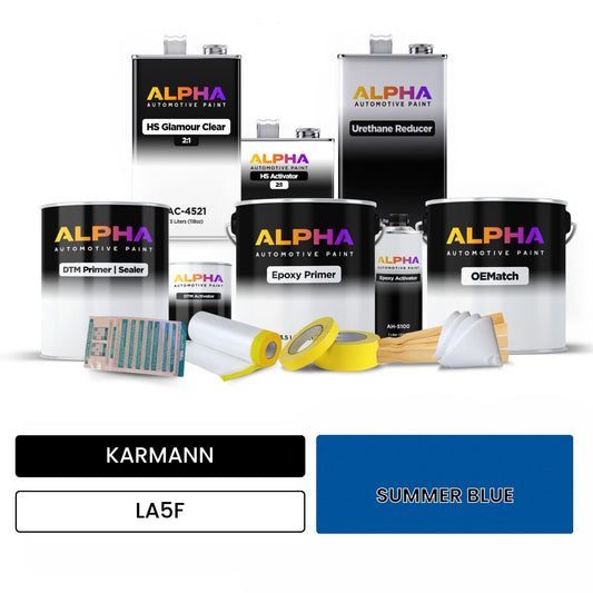 KARMANN Summer Blue LA5F OEMatch Vehicle Paint Kit