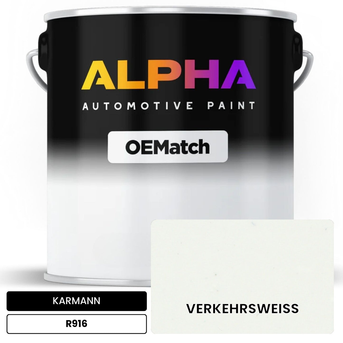 KARMANN Traffic White R916 OEMatch Basecoat