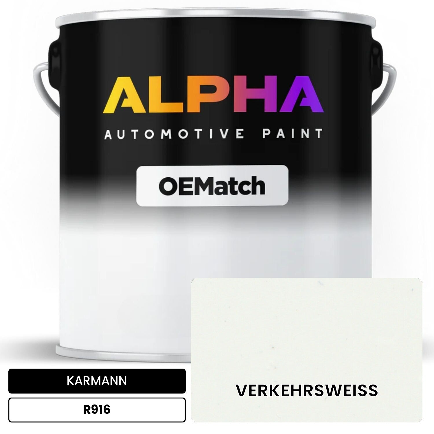 KARMANN Traffic White R916 OEMatch Basecoat