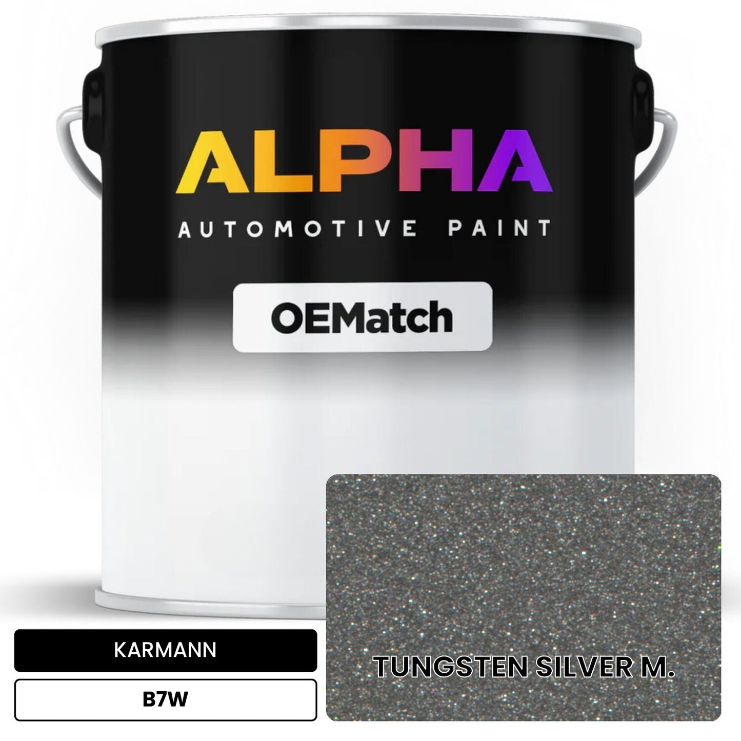 KARMANN Tungsten Silver Metallic B7W OEMatch Basecoat