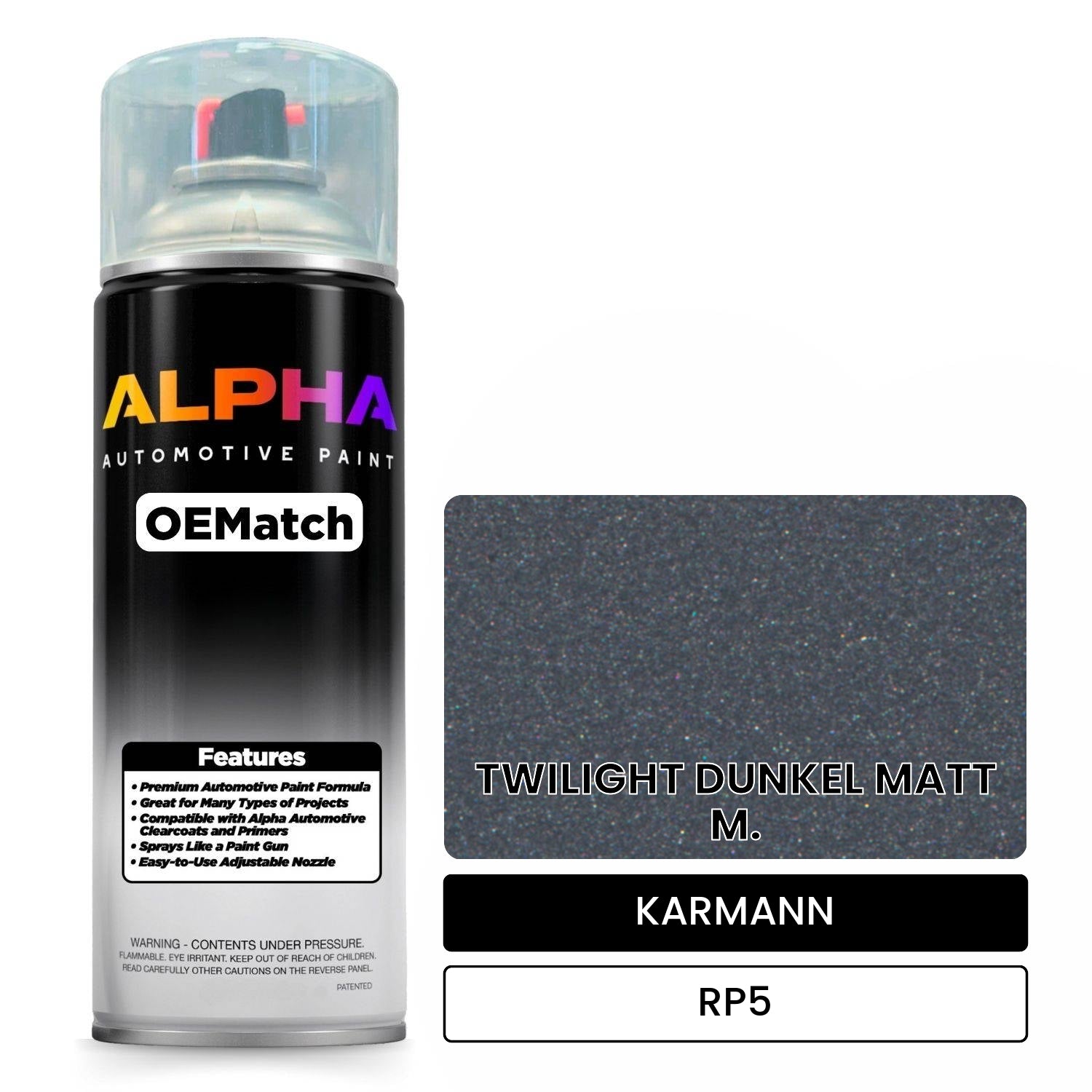 KARMANN Twilight Dark Matte RP5 OEMatch Spraycan
