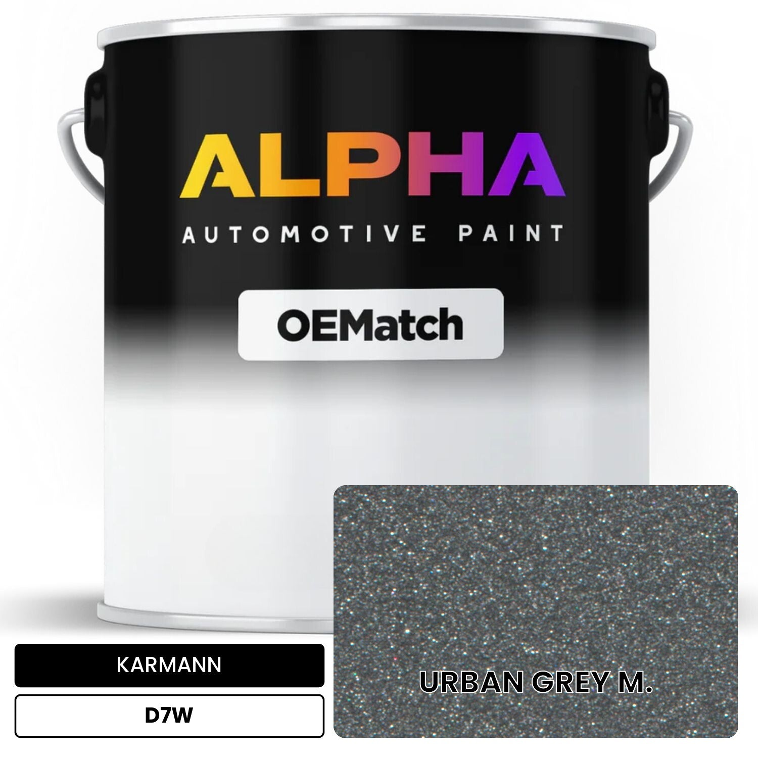 KARMANN Urban Grey Metallic D7W OEMatch Basecoat