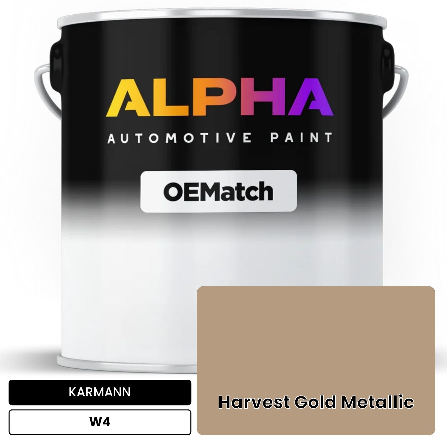 KARMANN Harvest Gold Metallic W4 OEMatch Basecoat