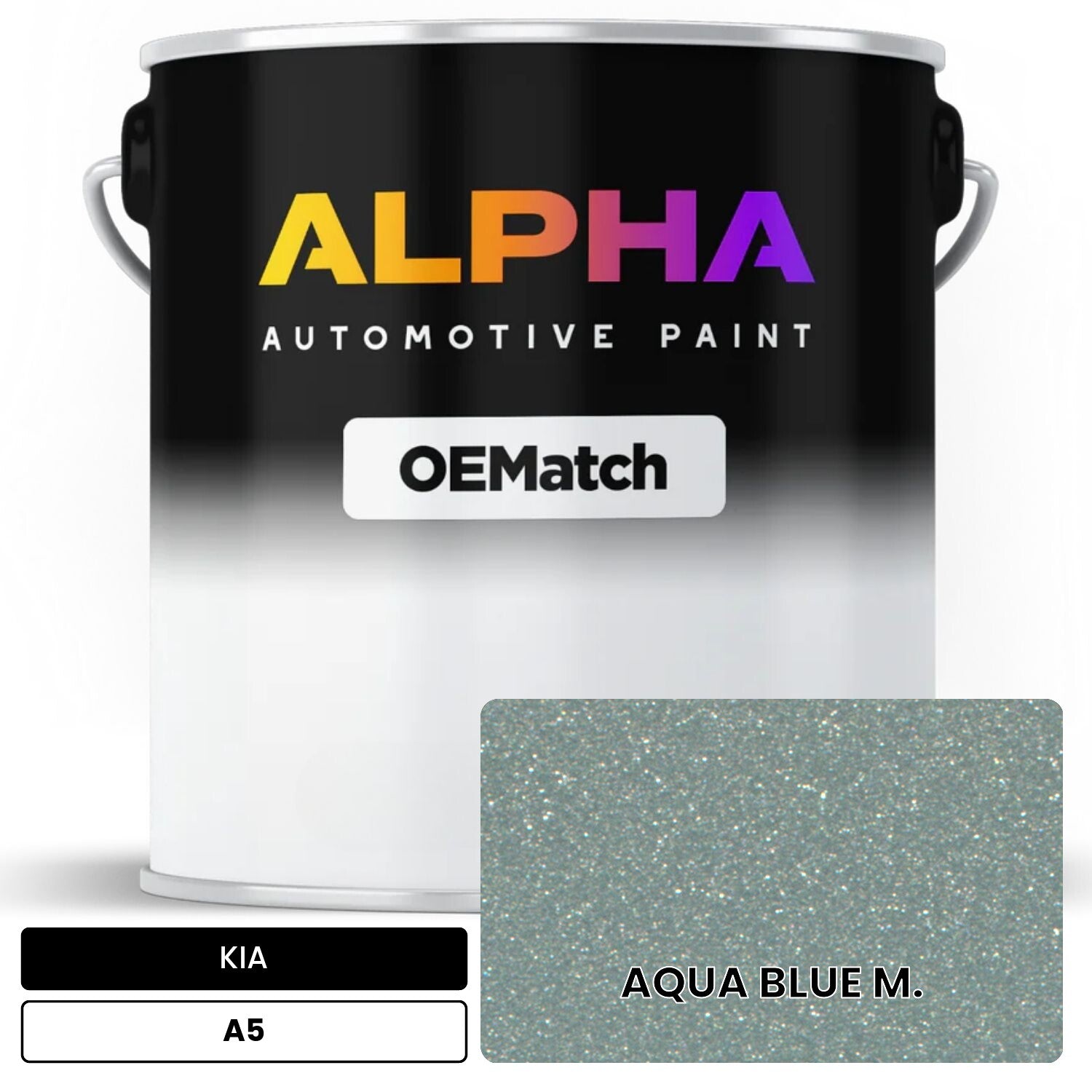 KIA AQUA BLUE M. A5 OEMatch Basecoat