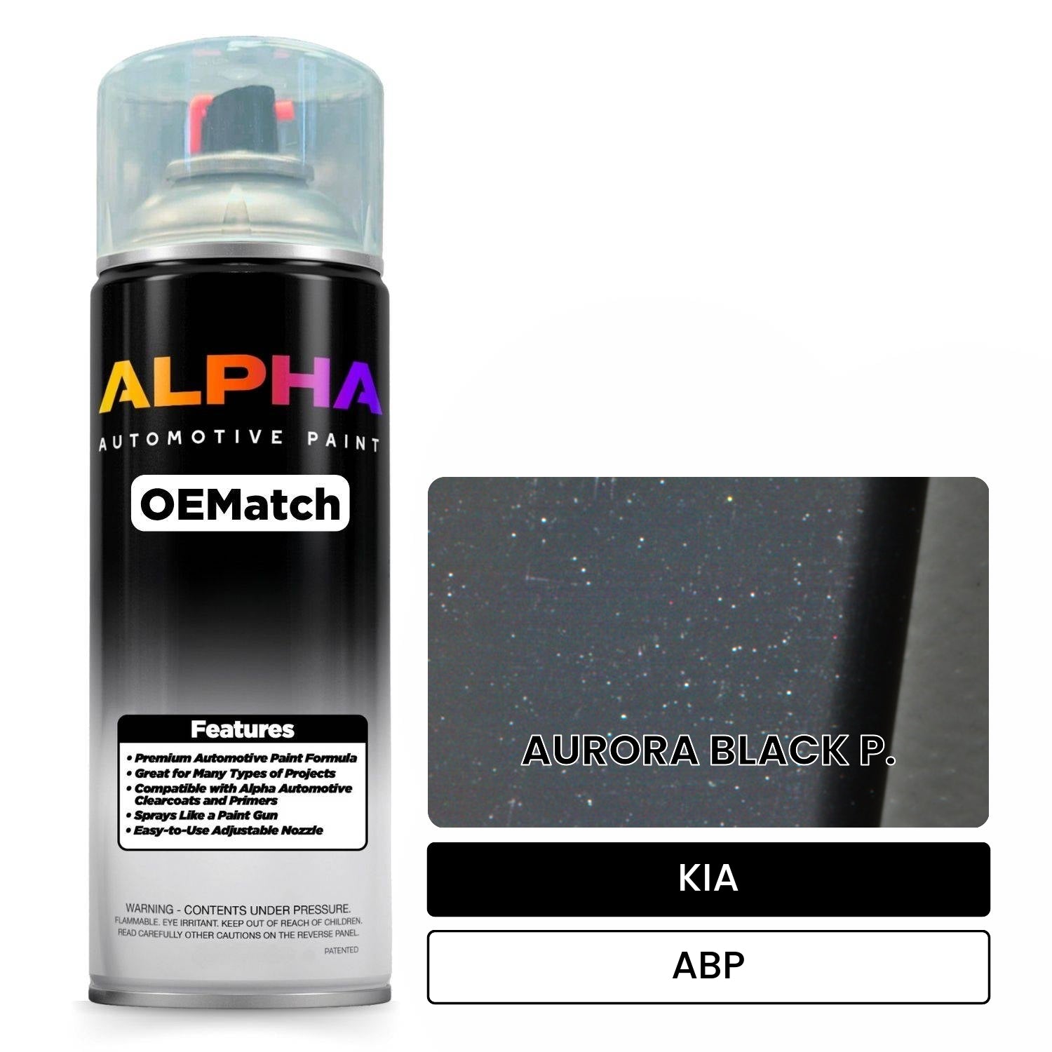 KIA AURORA BLACK P. ABP OEMatch Spraycan