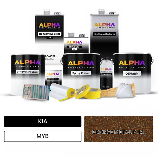 KIA BRONZE METAL P. M. MYB OEMatch Vehicle Paint Kit
