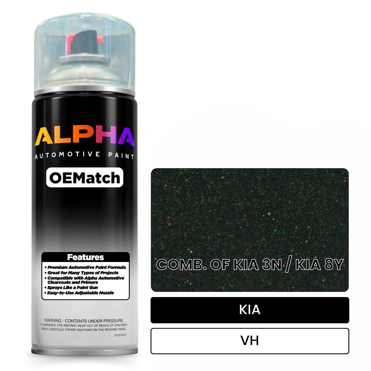 KIA COMB. OF KIA 3N / KIA 8Y VH OEMatch Spraycan