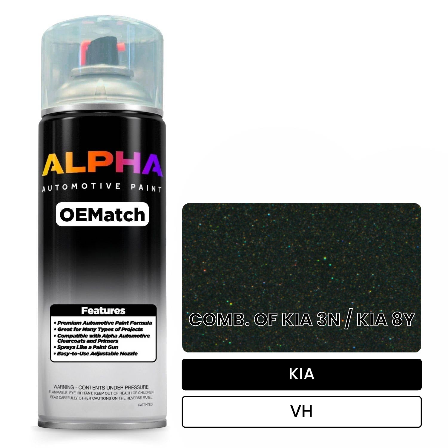 KIA COMB. OF KIA 3N / KIA 8Y VH OEMatch Spraycan
