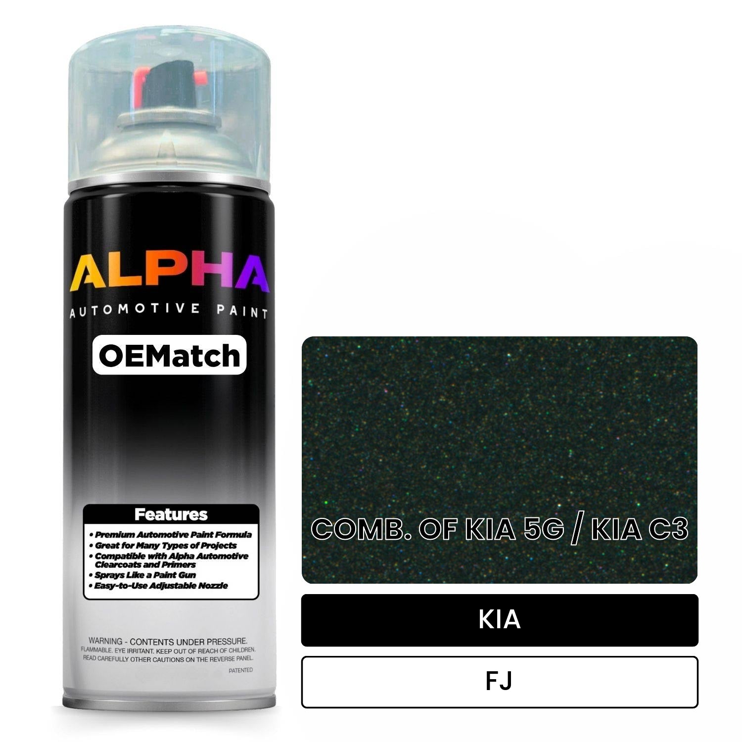 KIA COMB. OF KIA 5G / KIA C3 FJ OEMatch Spraycan