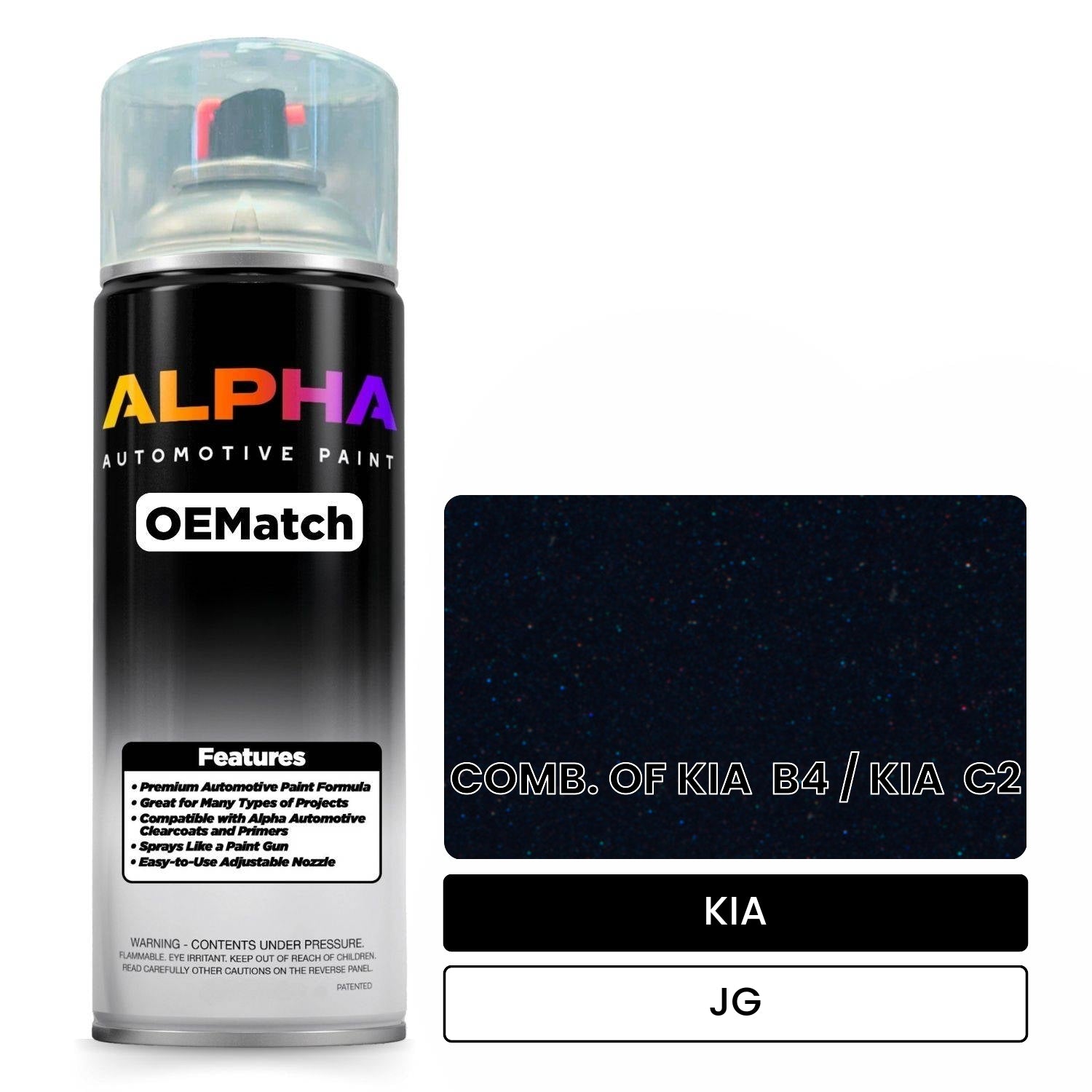 KIA COMB. OF KIA  B4 / KIA  C2 JG OEMatch Spraycan