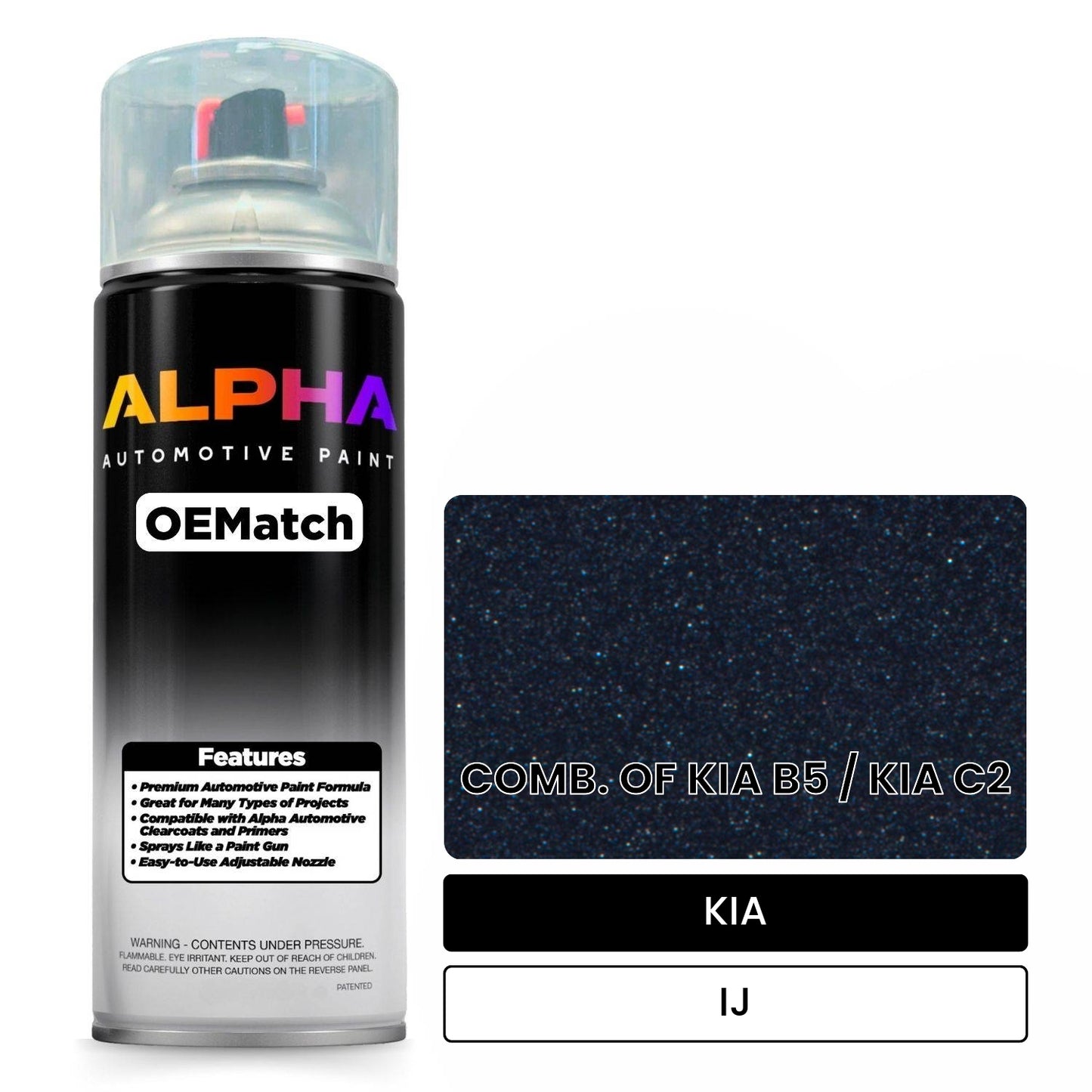 KIA COMB. OF KIA B5 / KIA C2 IJ OEMatch Spraycan