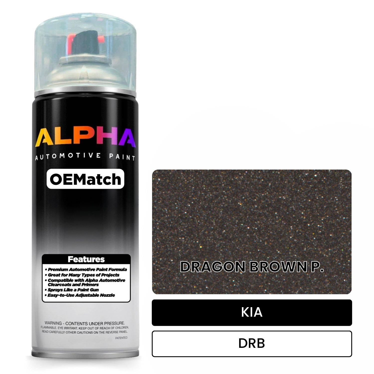 KIA DRAGON BROWN P. DRB OEMatch Spraycan