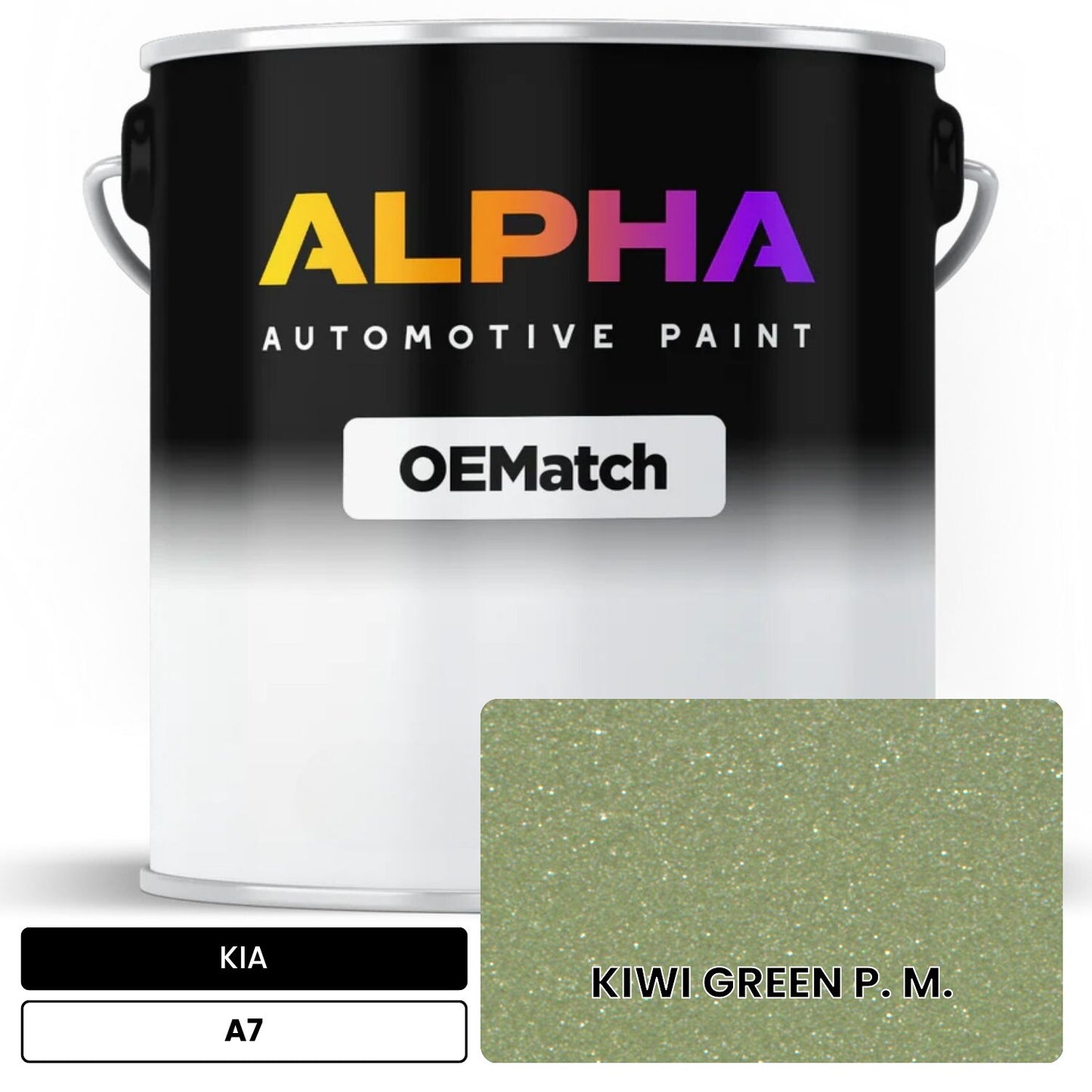 KIA KIWI GREEN P. M. A7 OEMatch Basecoat