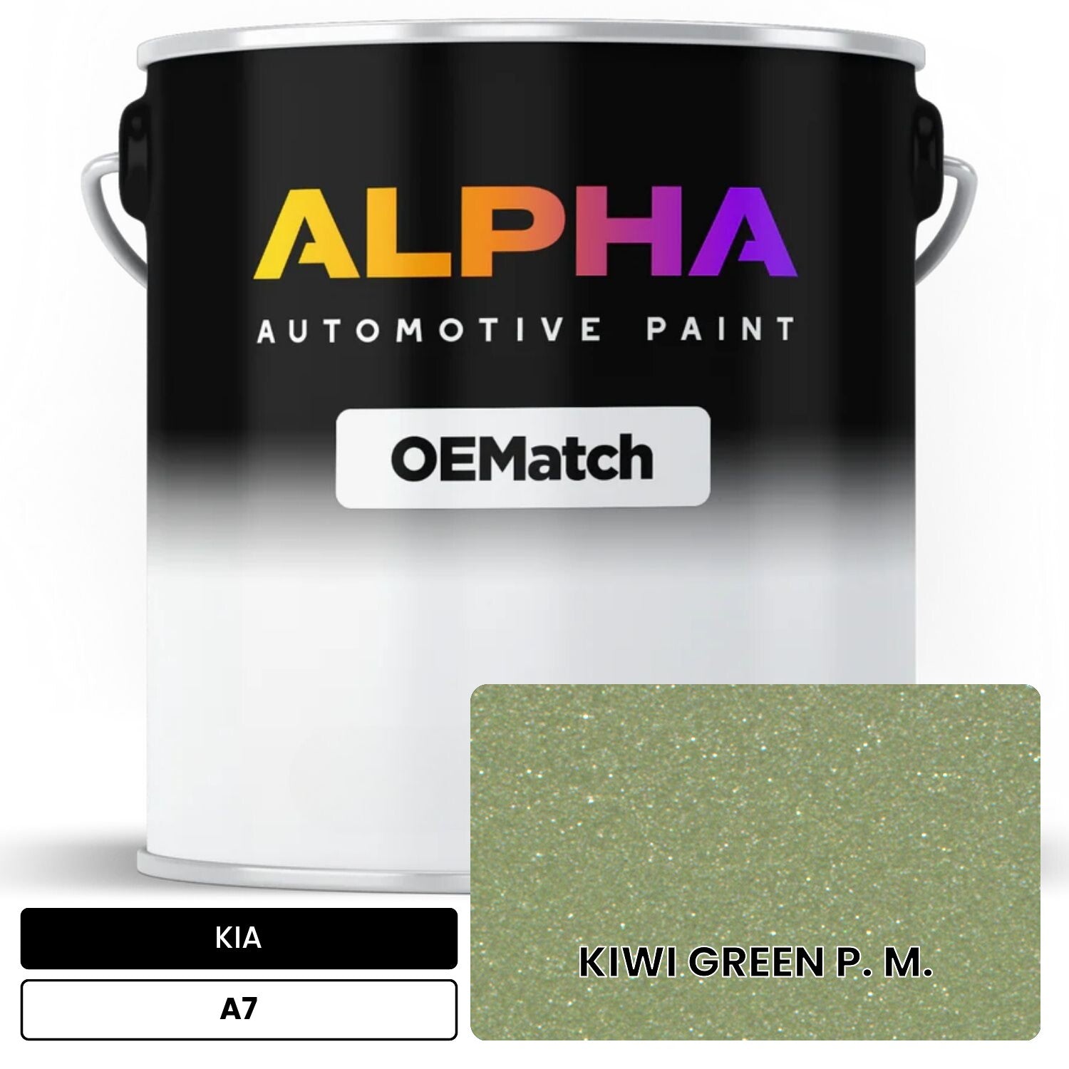 KIA KIWI GREEN P. M. A7 OEMatch Basecoat