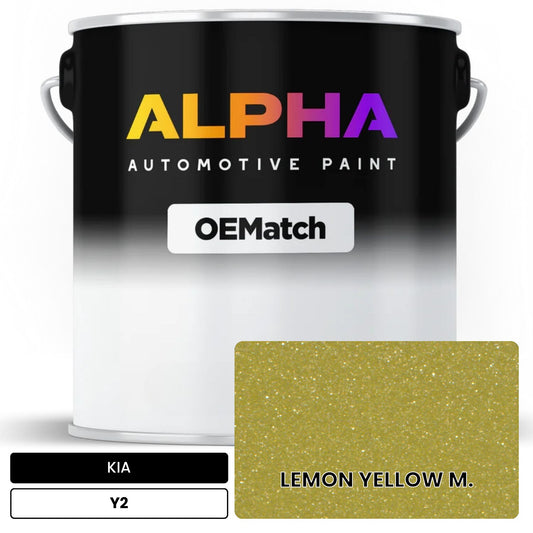 KIA LEMON YELLOW M. Y2 OEMatch Basecoat