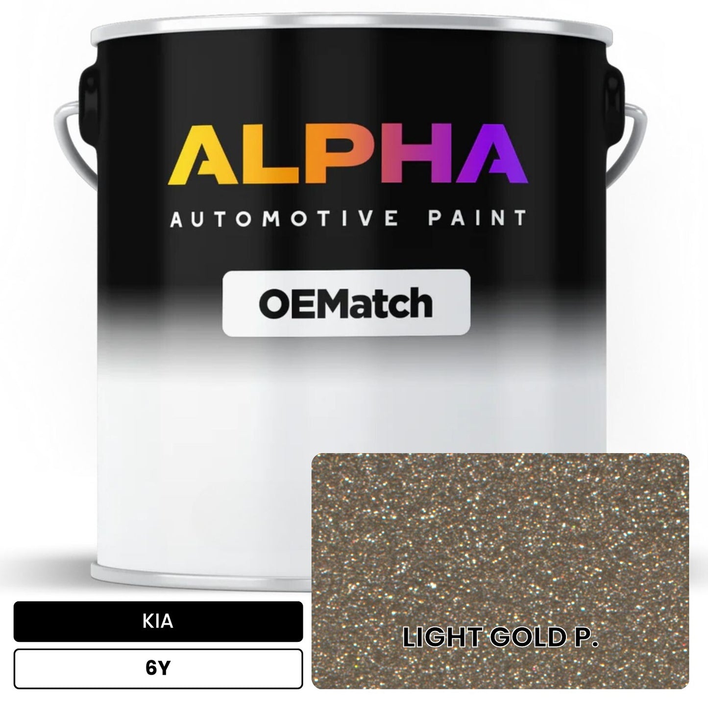 KIA LIGHT GOLD P. 6Y OEMatch Basecoat