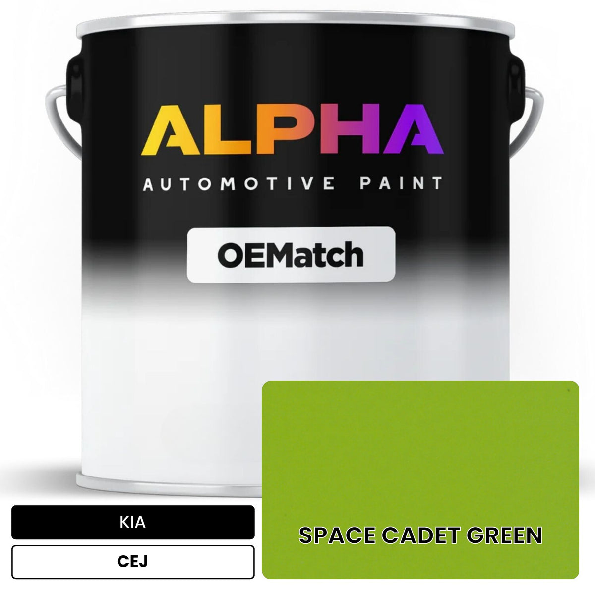 KIA SPACE CADET GREEN CEJ OEMatch Basecoat